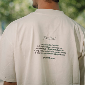 SUFLET | Tricou OVERSIZED | WORDROBE