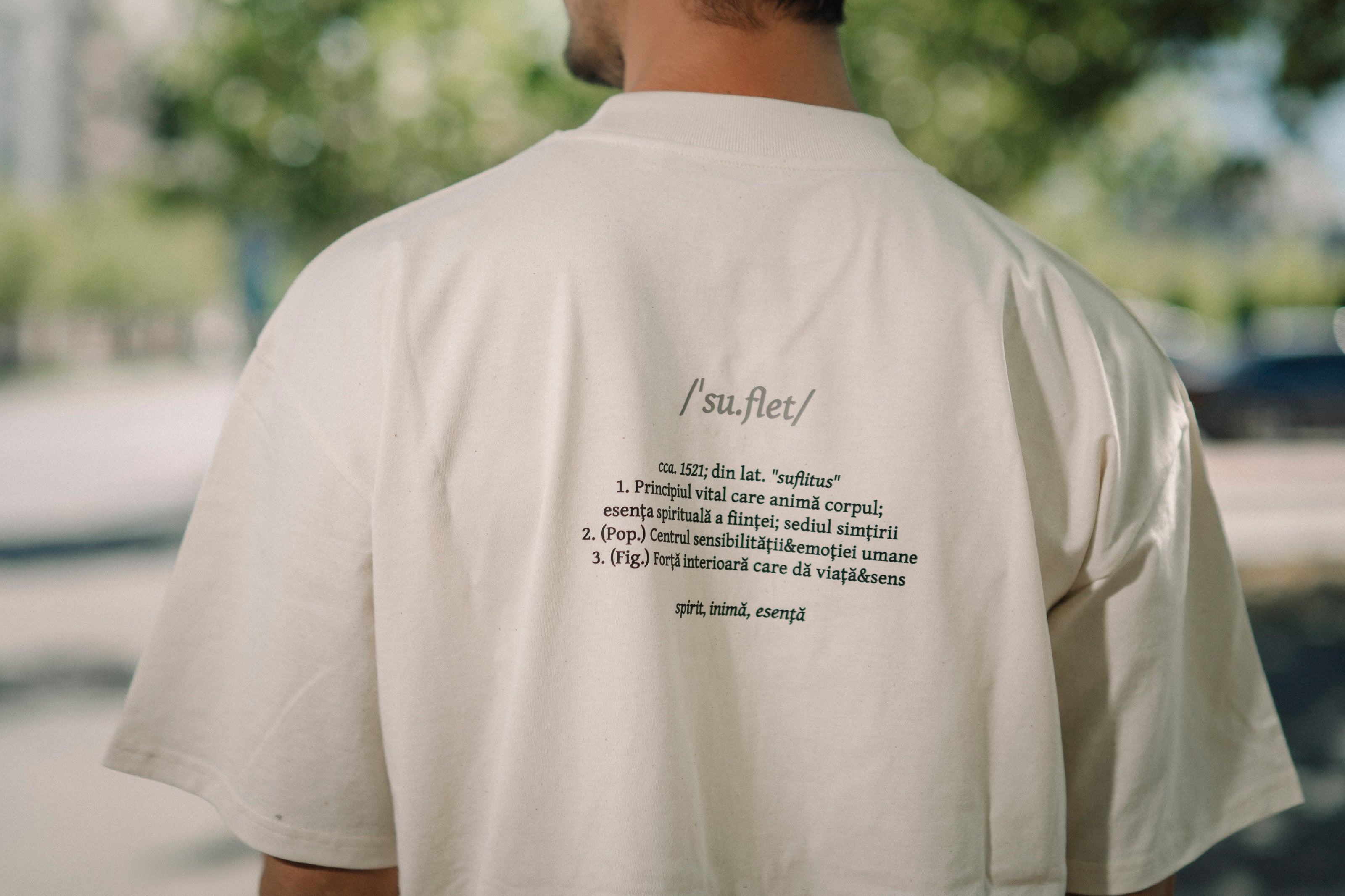 SUFLET | Tricou OVERSIZED | WORDROBE