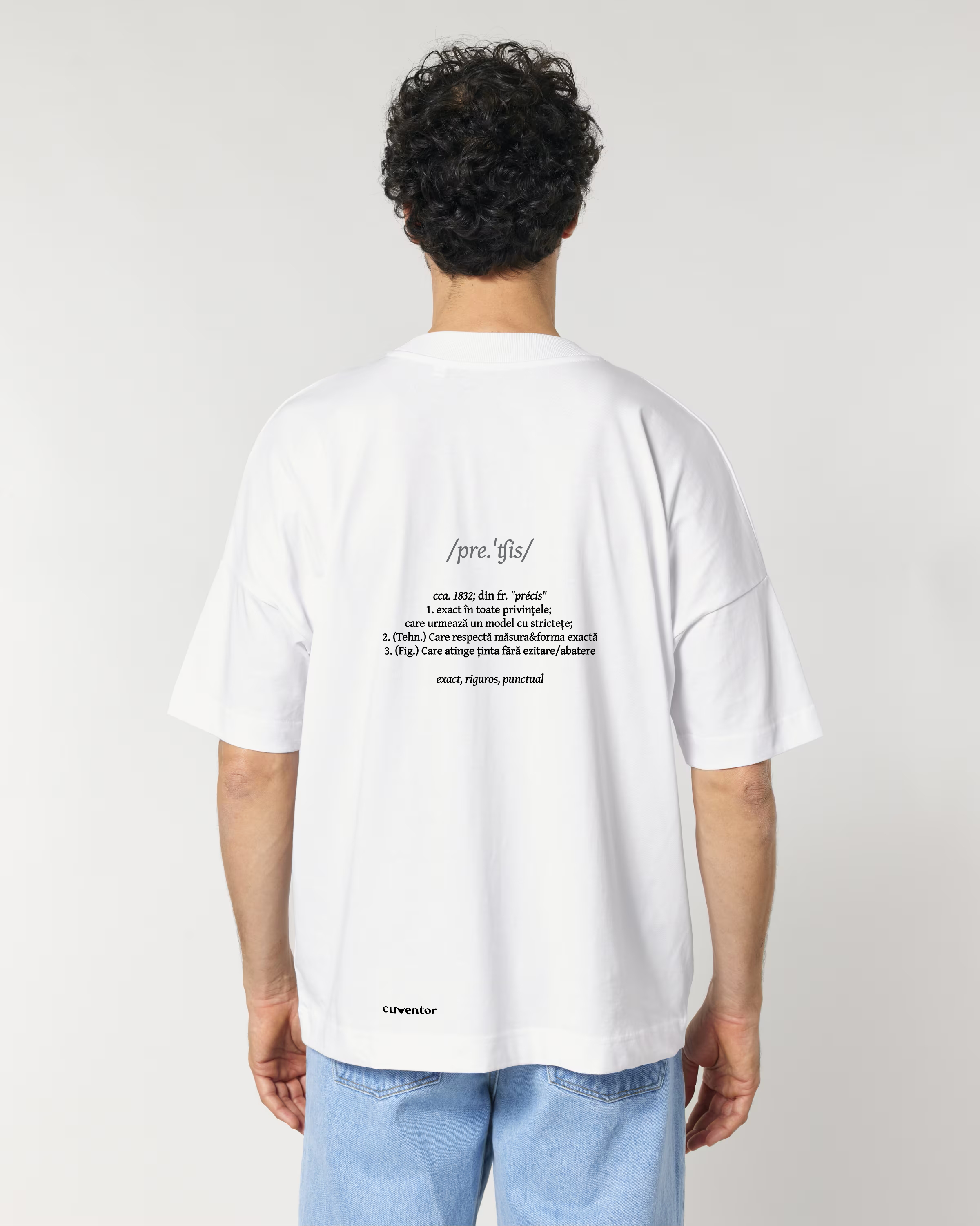 PRECIS | Tricou OVERSIZED | WORDROBE