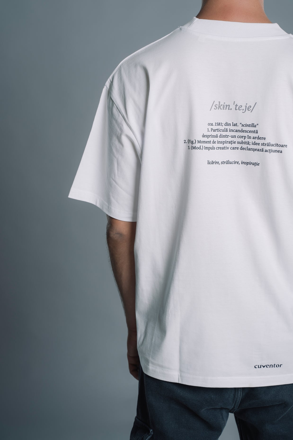 SCÂNTEIE | Tricou OVERSIZED | WORDROBE