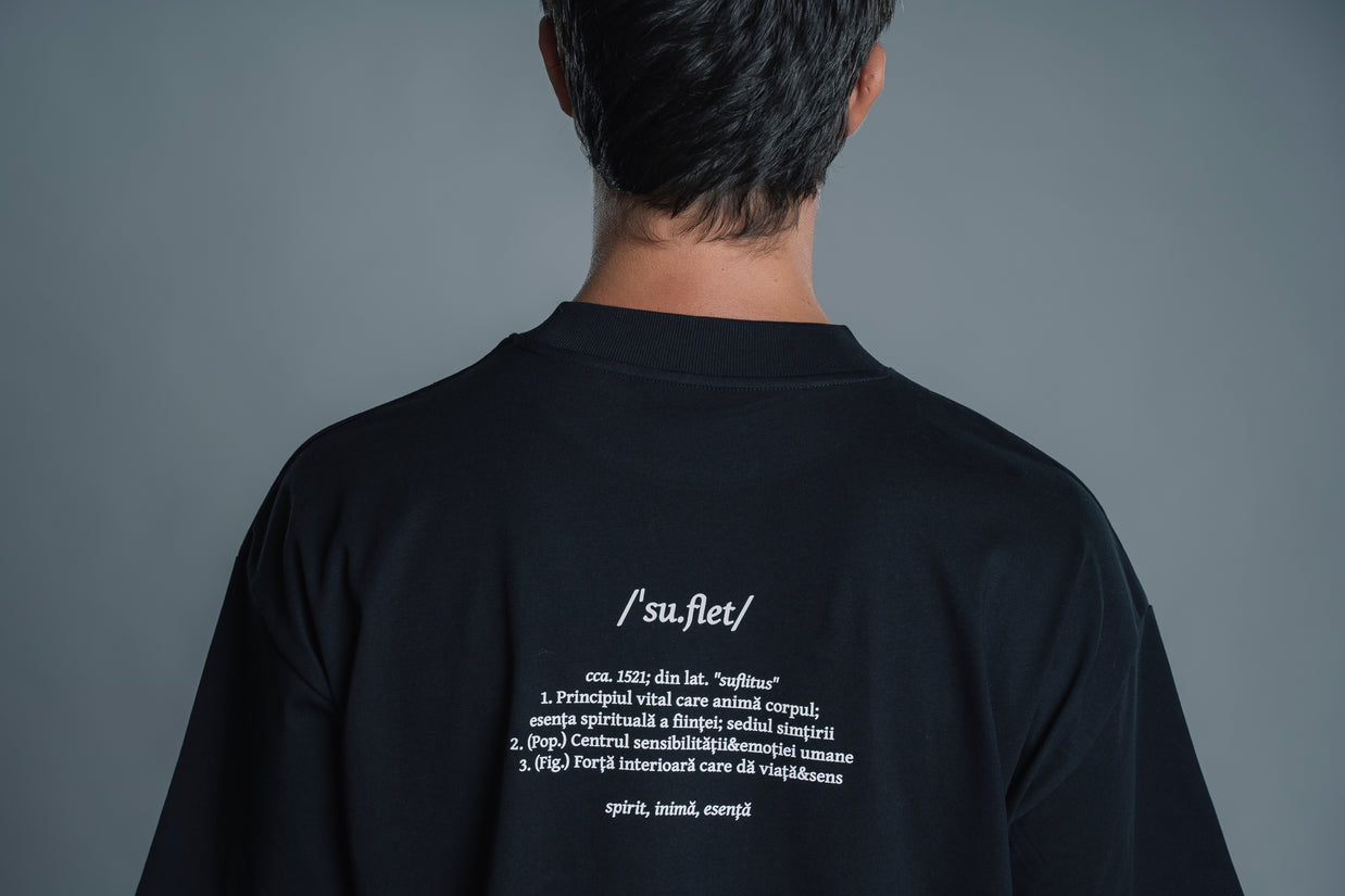 SUFLET | Tricou OVERSIZED | WORDROBE