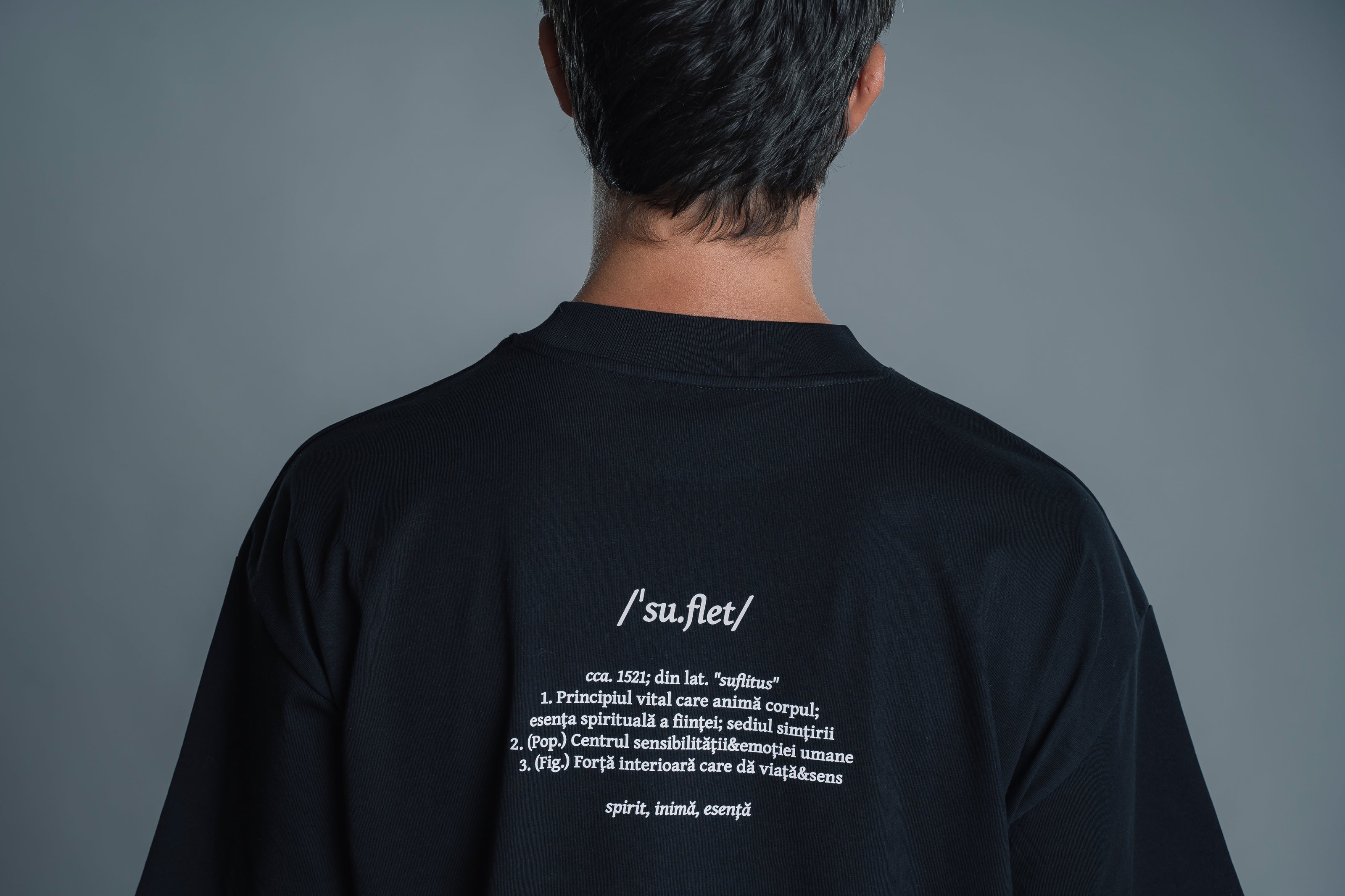 SUFLET | Tricou OVERSIZED | WORDROBE