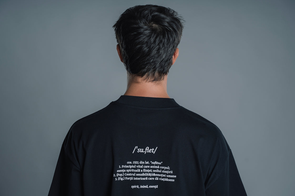 SUFLET | Tricou OVERSIZED | WORDROBE