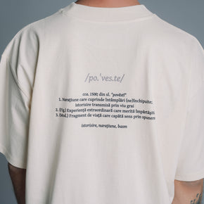 POVESTE | Tricou OVERSIZED | WORDROBE