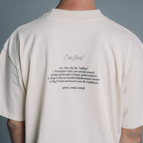 SUFLET | Tricou OVERSIZED | WORDROBE