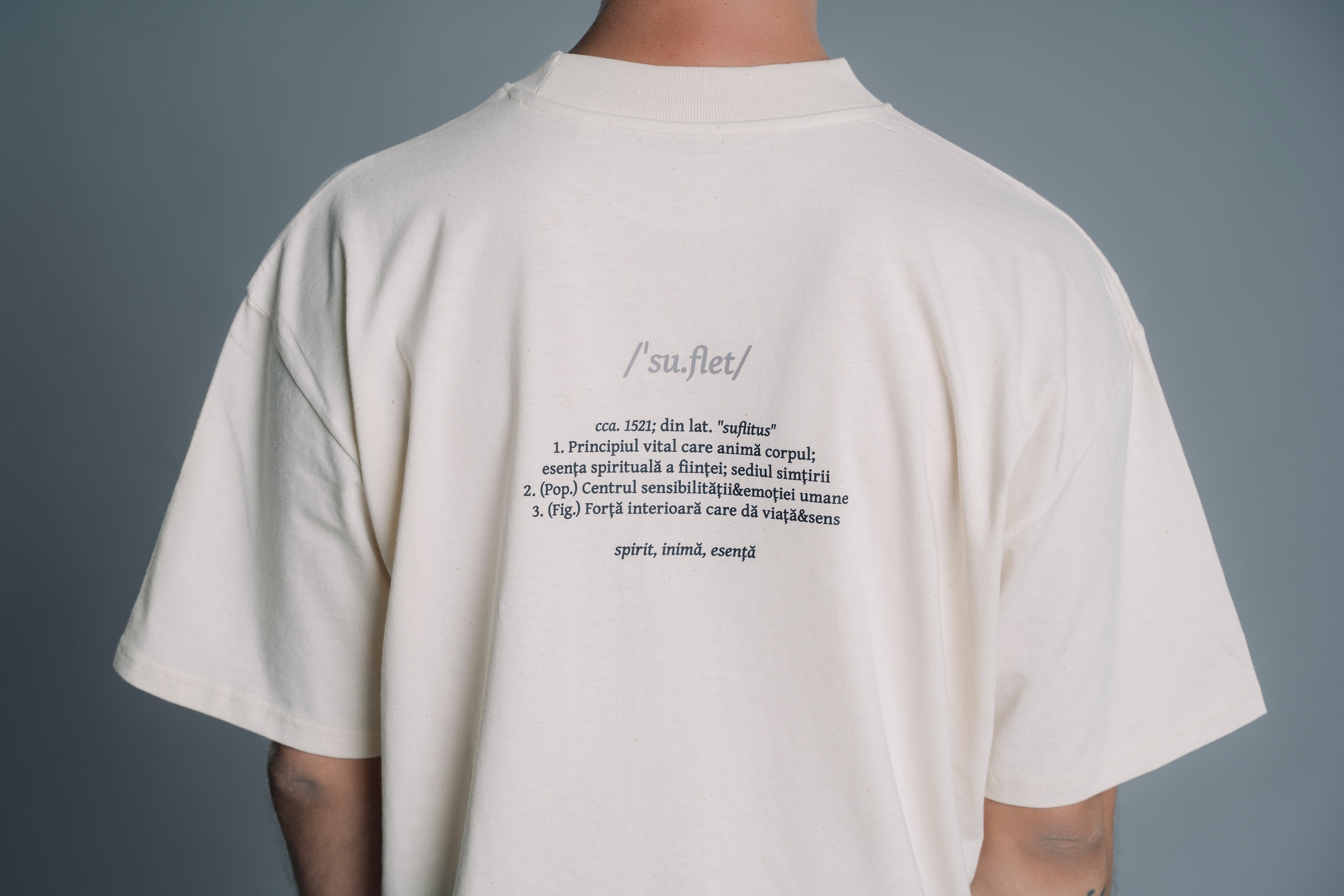 SUFLET | Tricou OVERSIZED | WORDROBE