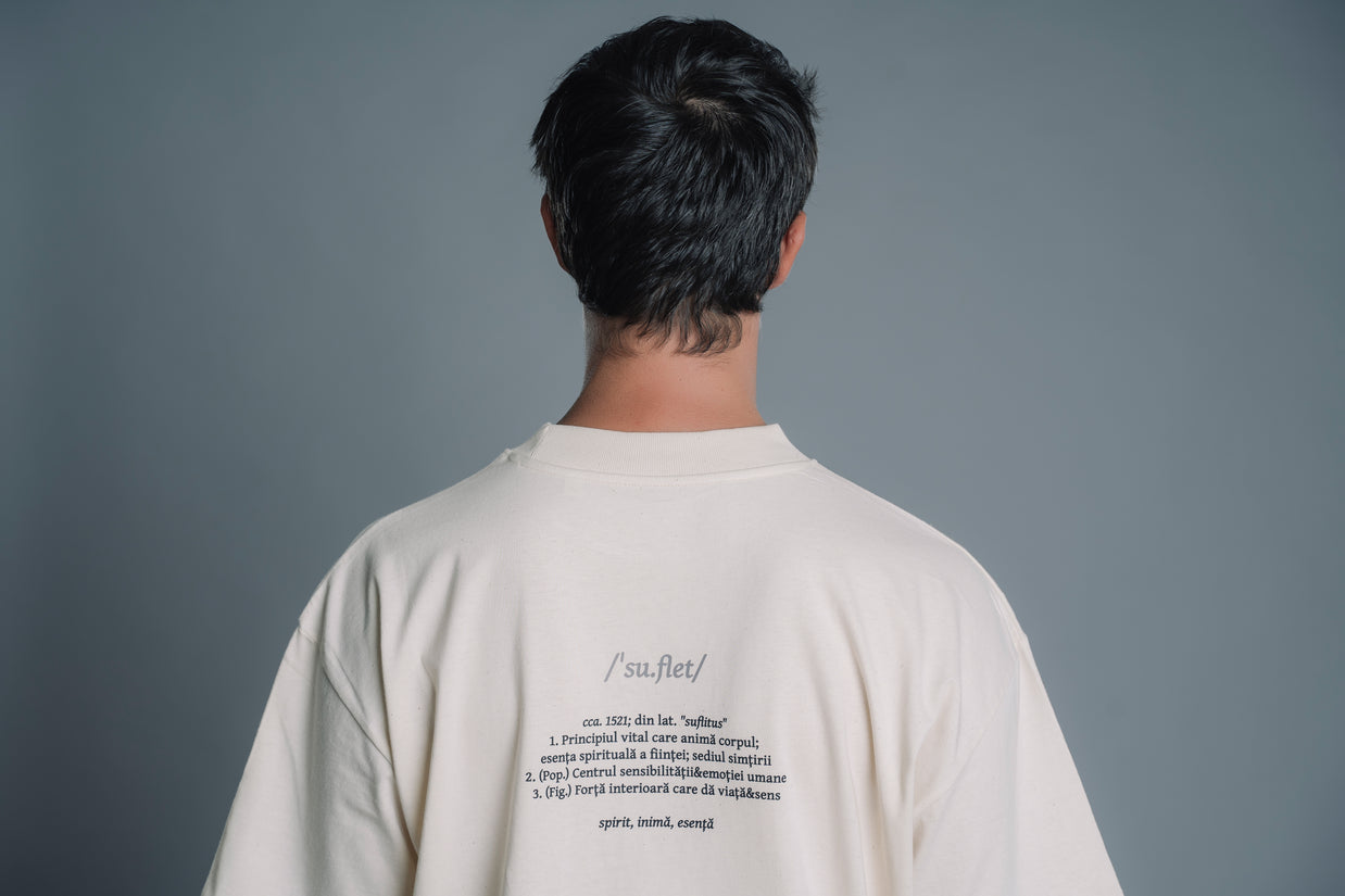 SUFLET | Tricou OVERSIZED | WORDROBE