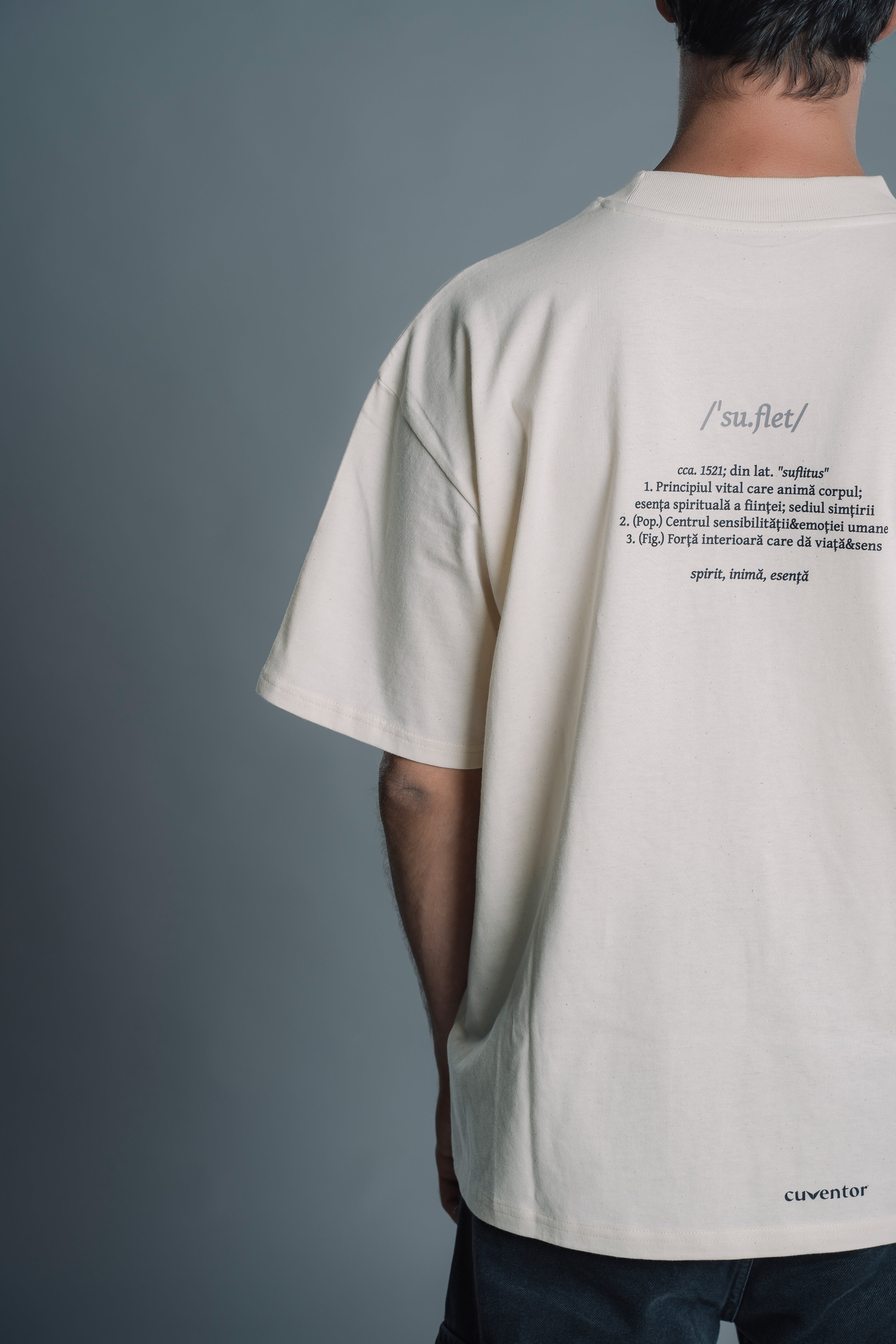 SUFLET | Tricou OVERSIZED | WORDROBE