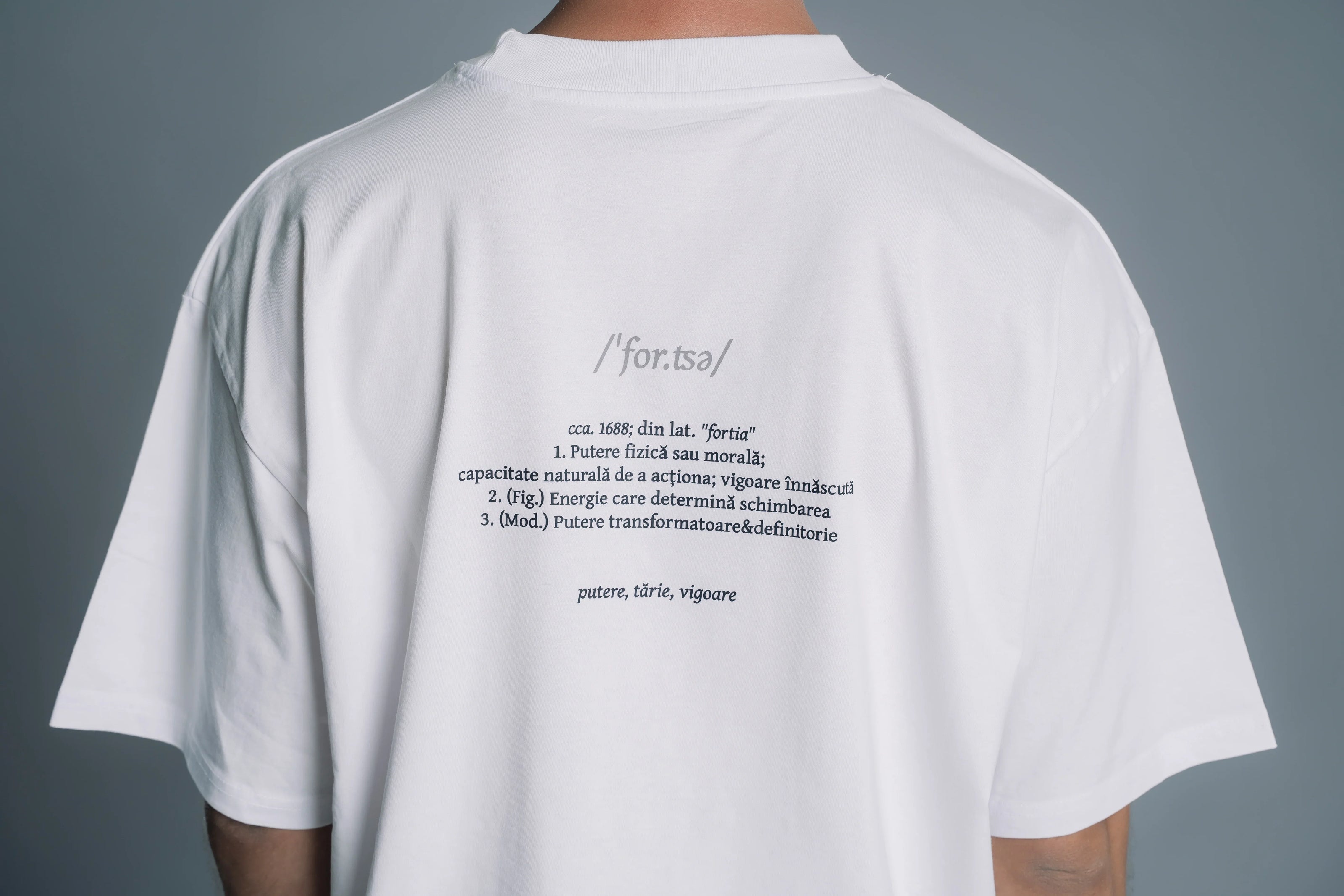 forță | Tricou OVERSIZED | WORDROBE