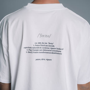 FORȚĂ | Tricou OVERSIZED | WORDROBE