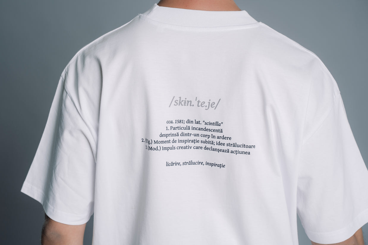 SCÂNTEIE | Tricou OVERSIZED | WORDROBE