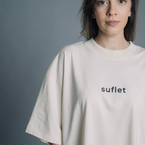 SUFLET | Tricou OVERSIZED | WORDROBE