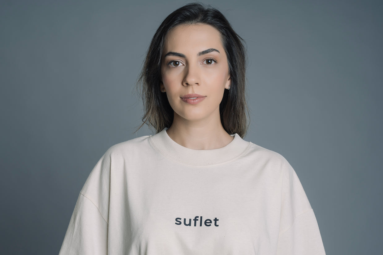 SUFLET | Tricou OVERSIZED | WORDROBE