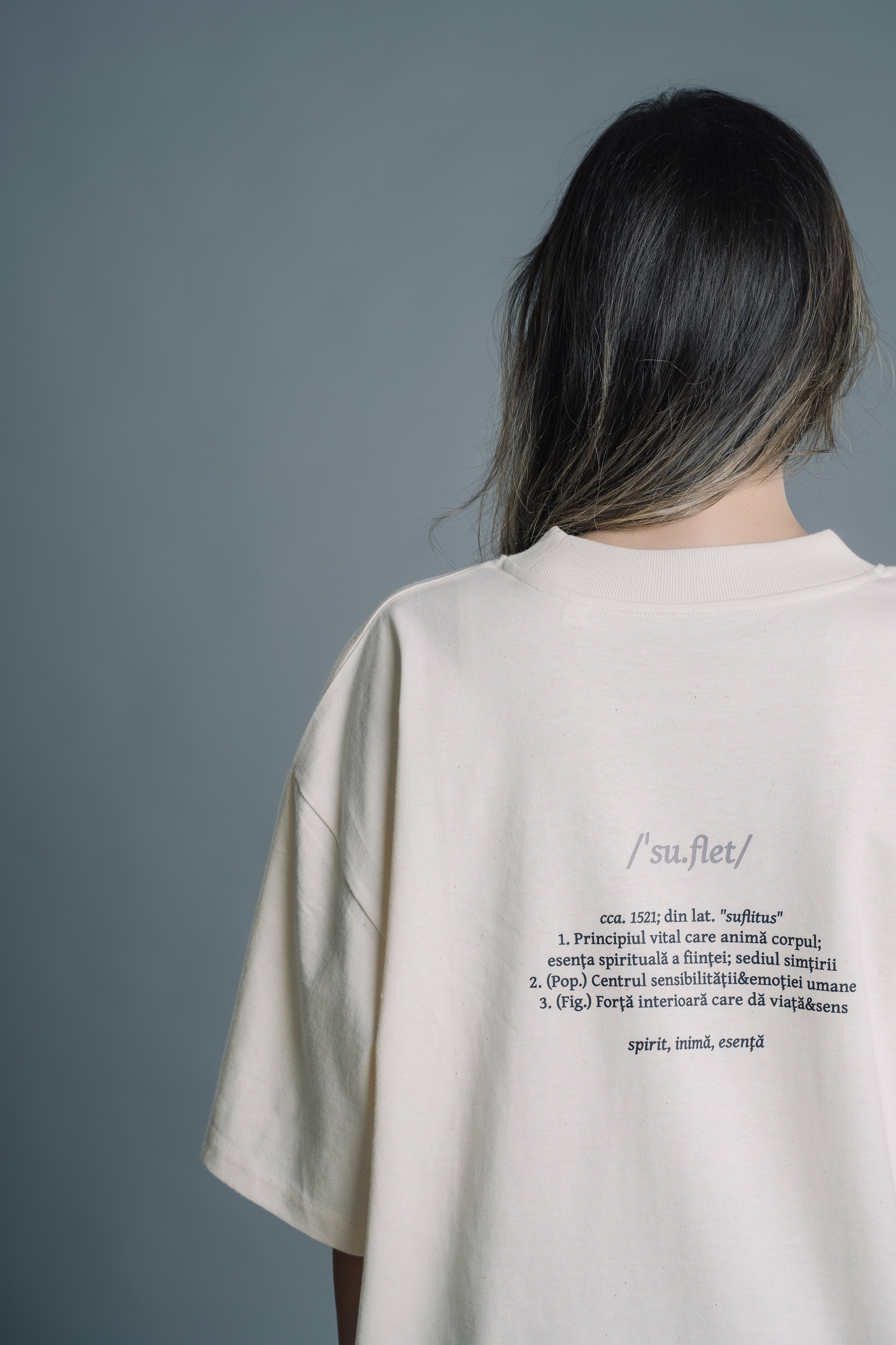 SUFLET | Tricou OVERSIZED | WORDROBE