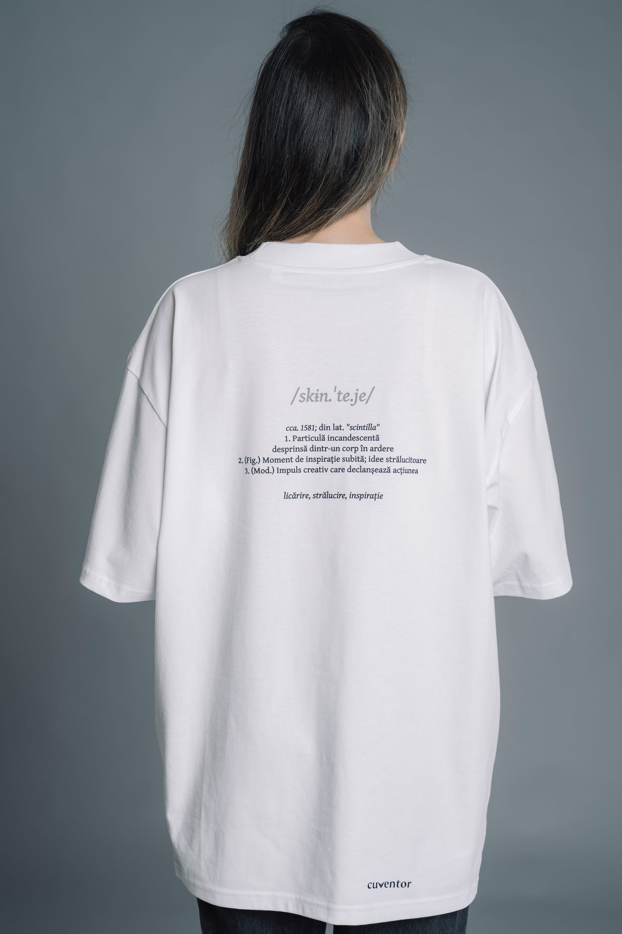 SCÂNTEIE | Tricou OVERSIZED | WORDROBE