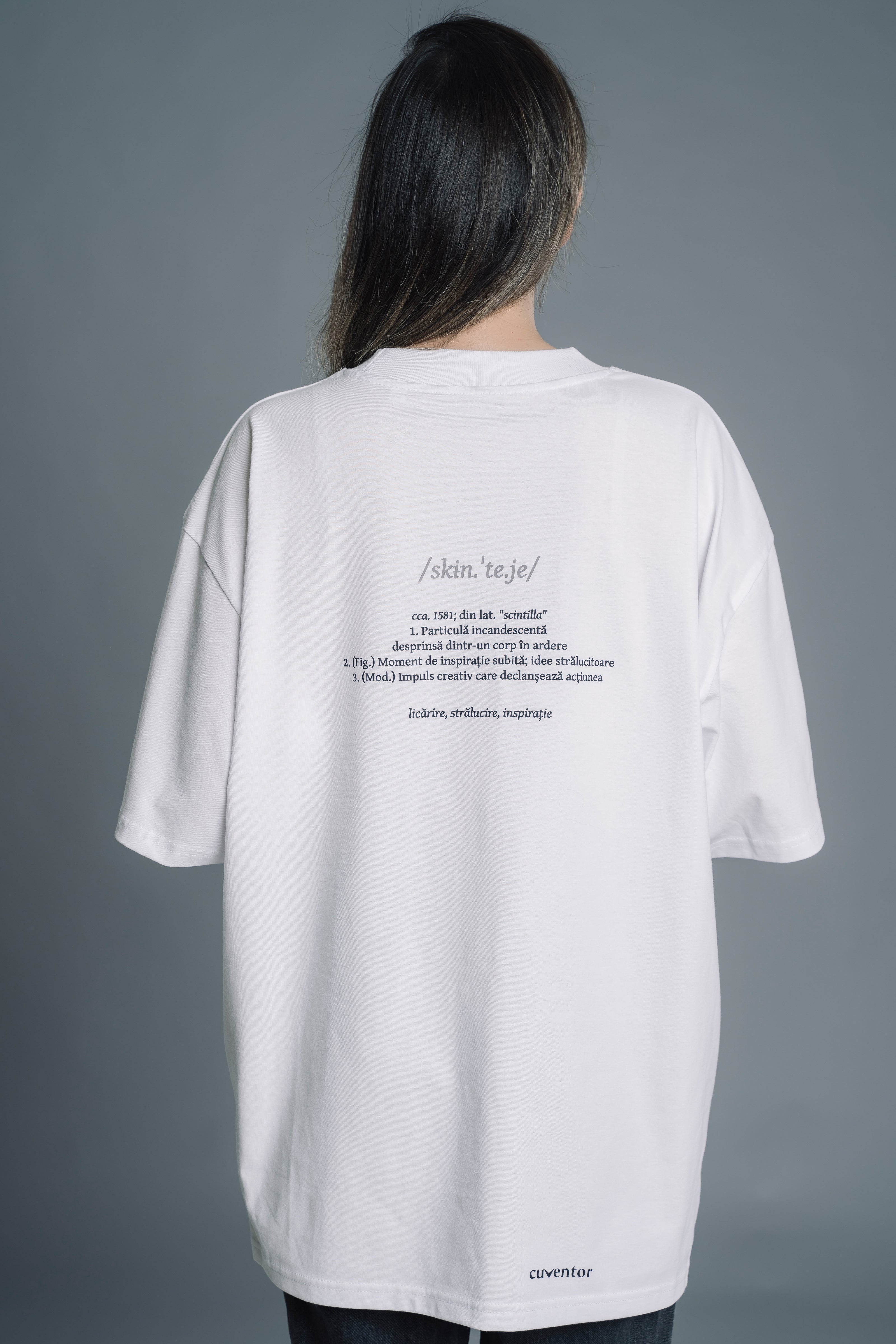 SCÂNTEIE | Tricou OVERSIZED | WORDROBE