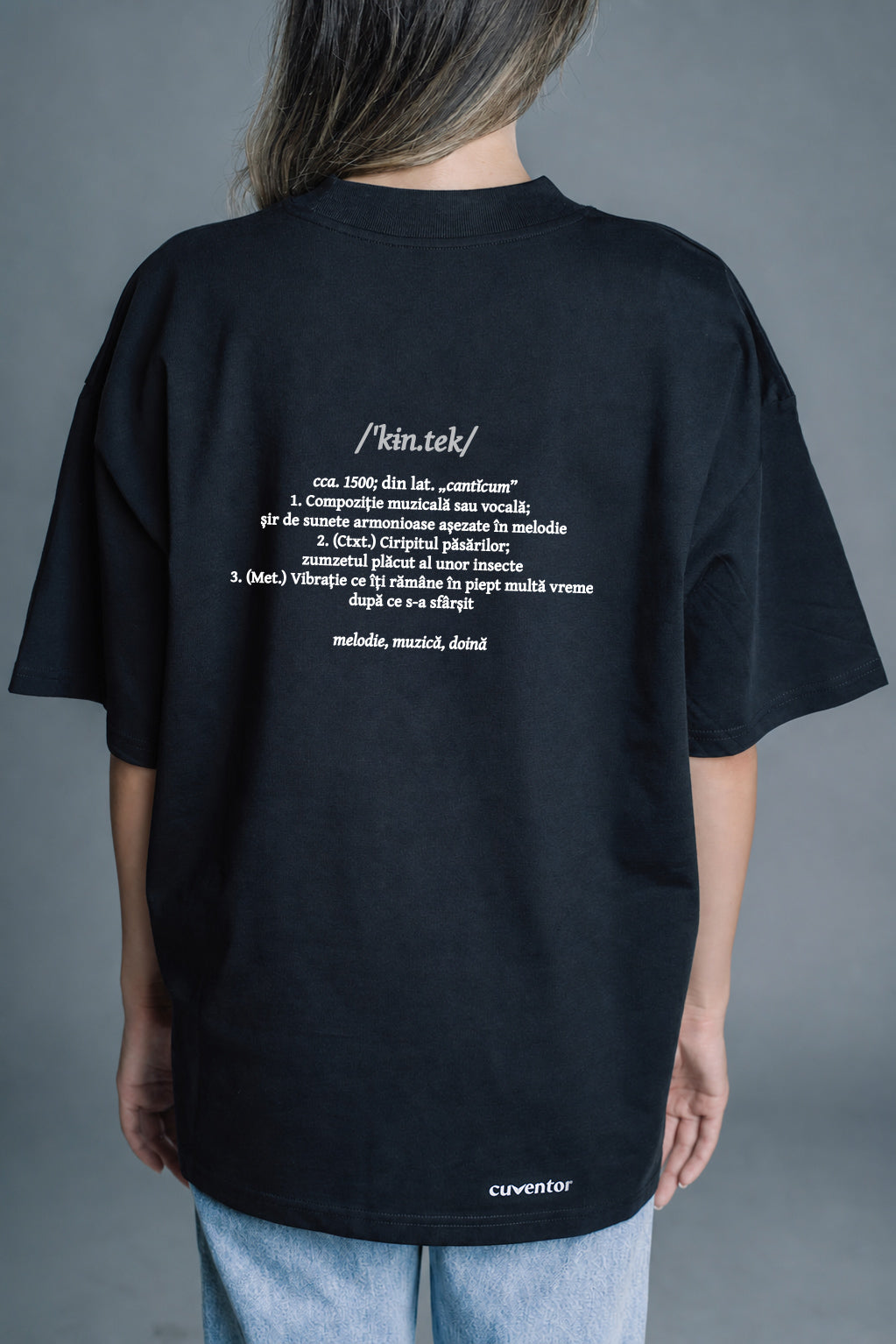 cântec | Tricou OVERSIZED | WORDROBE