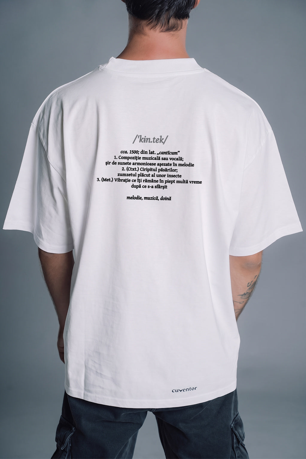 cântec | Tricou OVERSIZED | WORDROBE