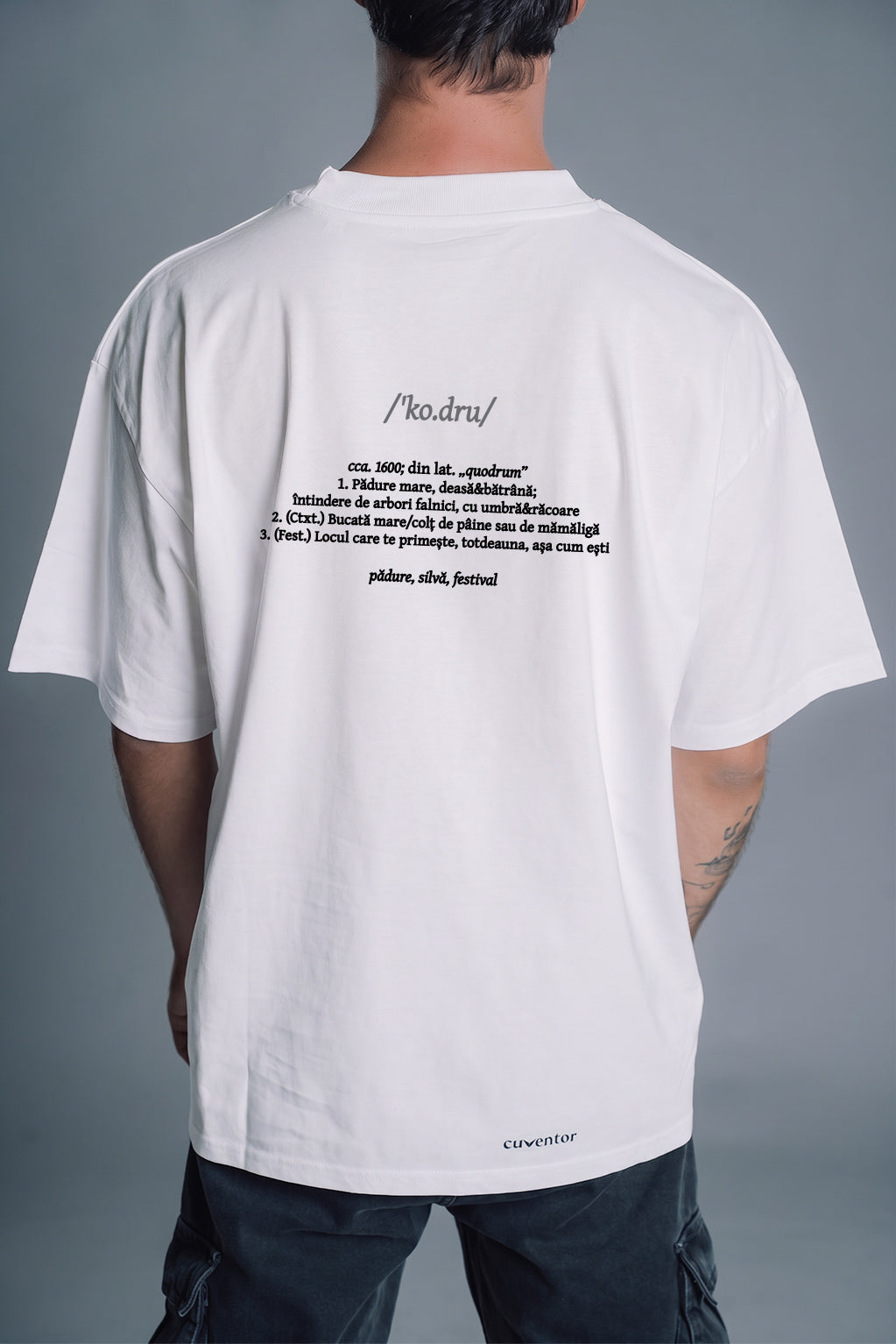 codru | Tricou OVERSIZED | WORDROBE