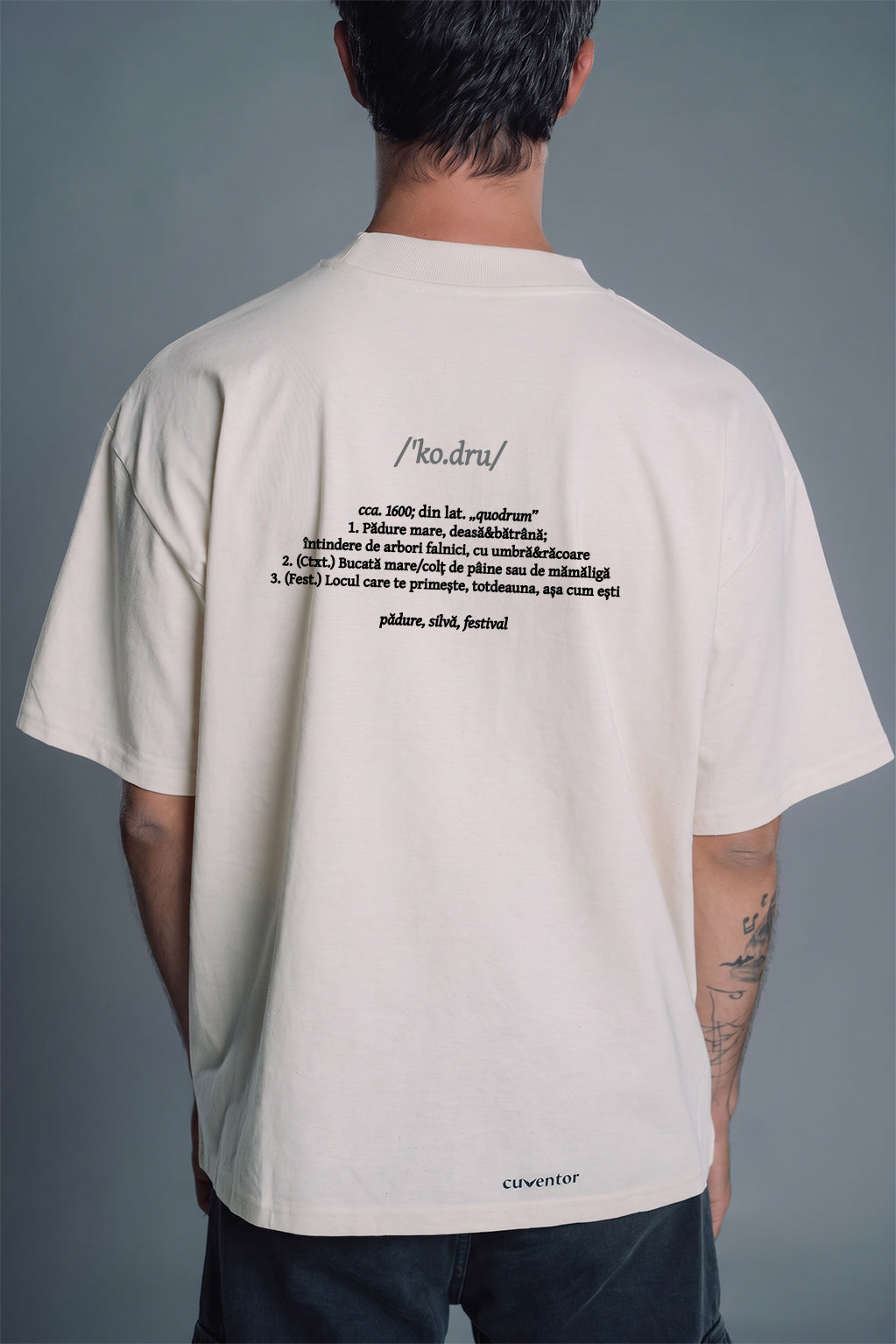 codru | Tricou OVERSIZED | WORDROBE