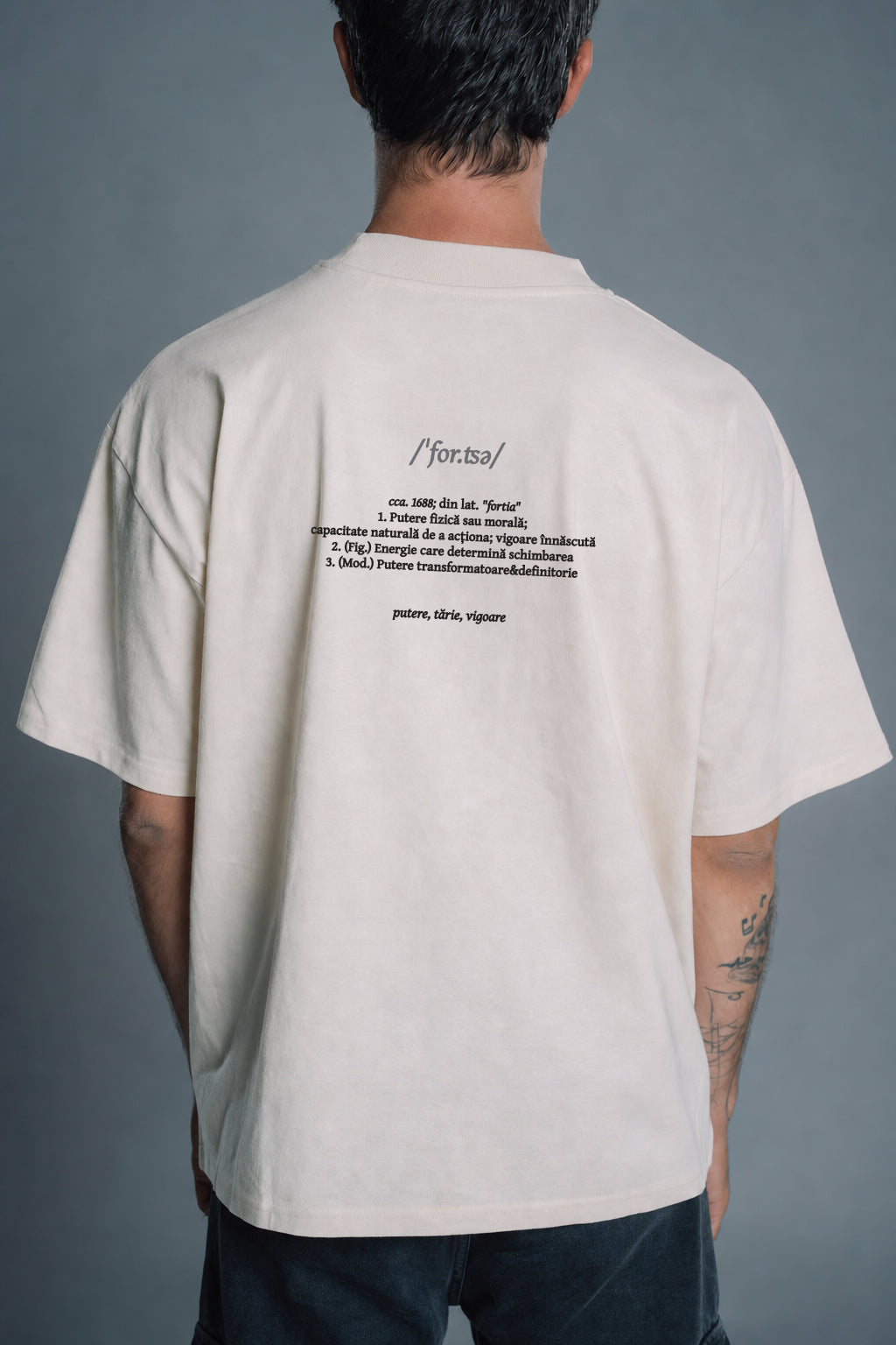 forță | Tricou OVERSIZED | WORDROBE
