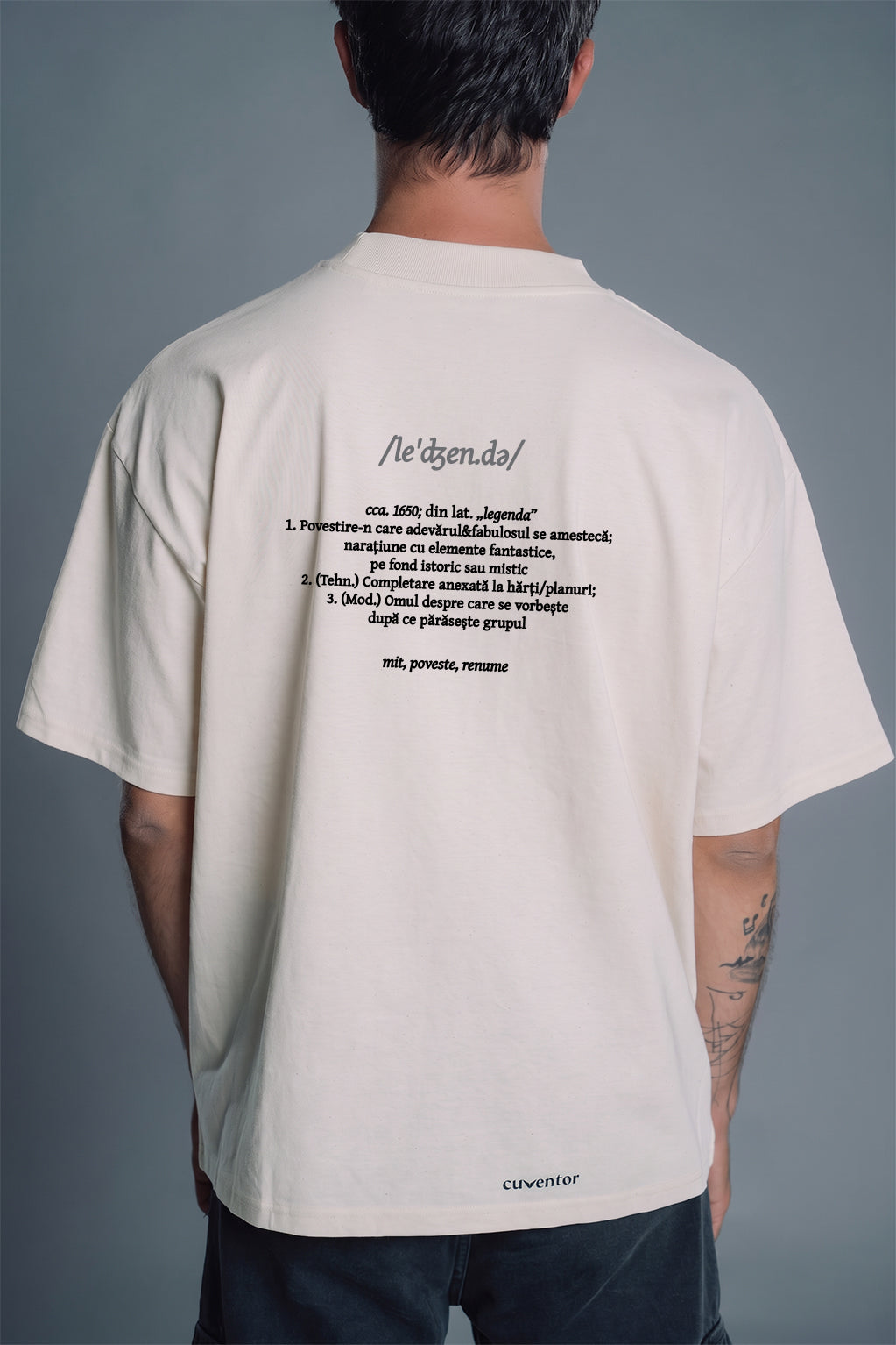 legendă | Tricou OVERSIZED | WORDROBE