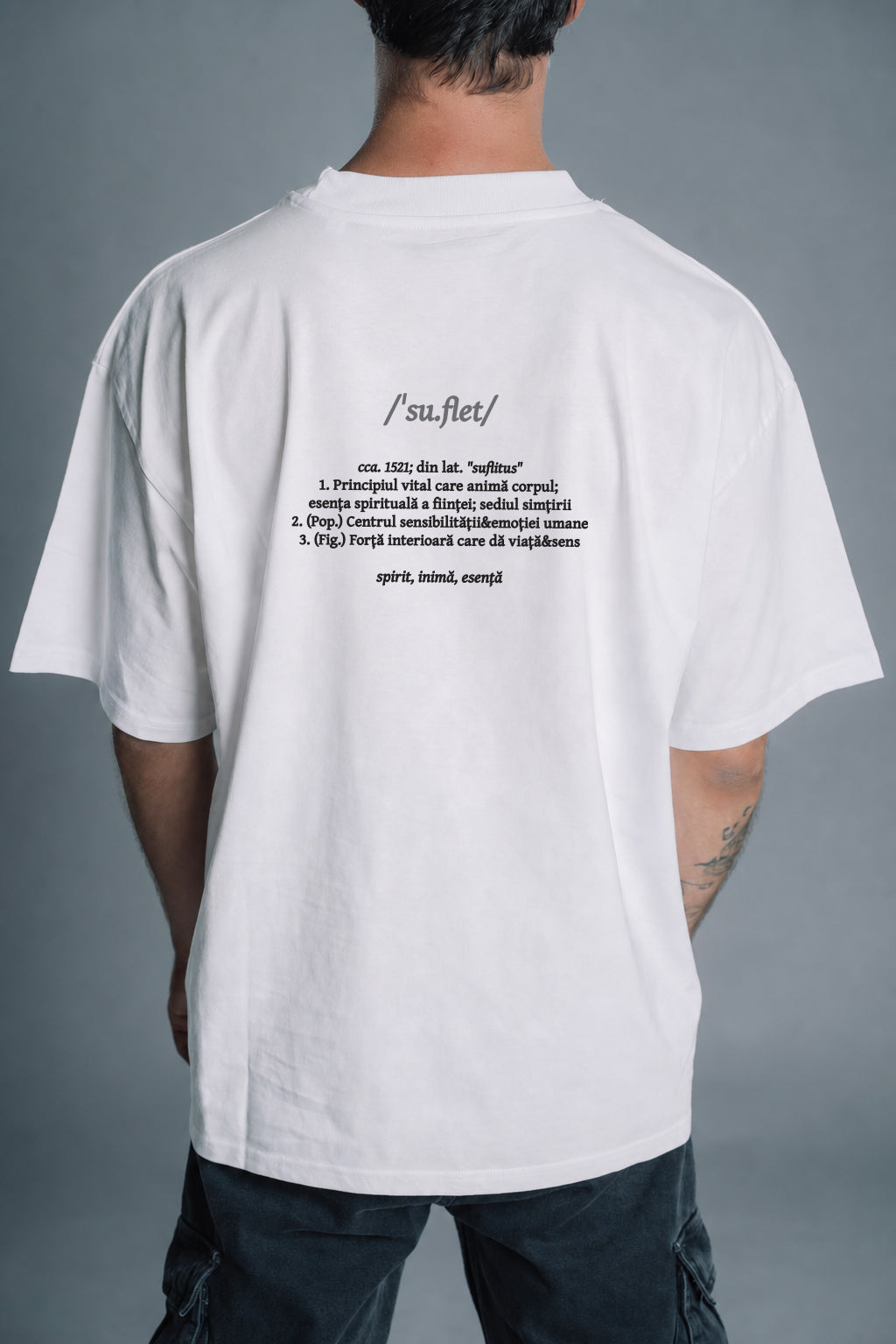 suflet | Tricou OVERSIZED | WORDROBE